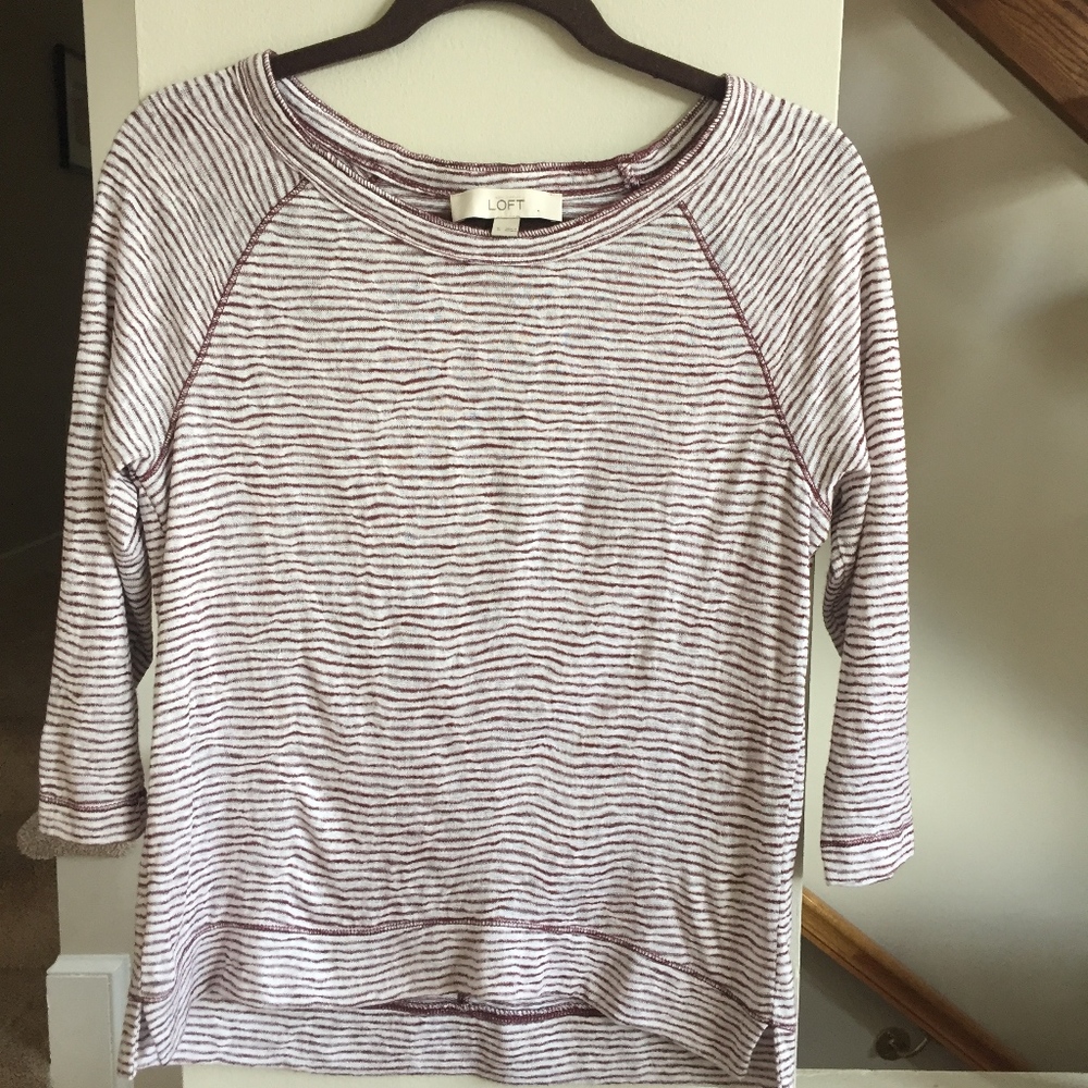 LOFT Casual Slub Top